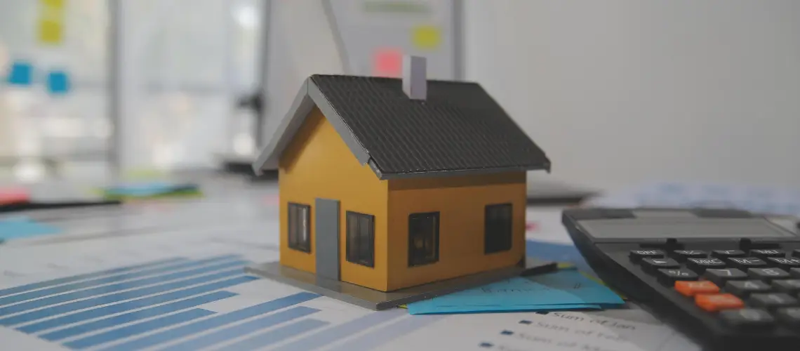 A professional property valuer reviewing a market report